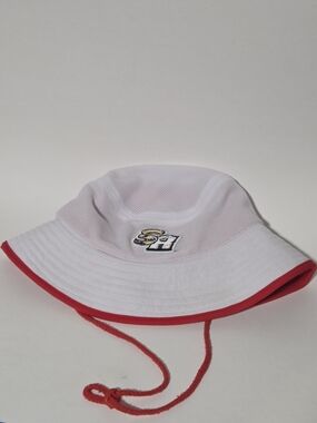 San Antonio Missions MiLB Bucket Hat Melonwear White Red Toyota TX